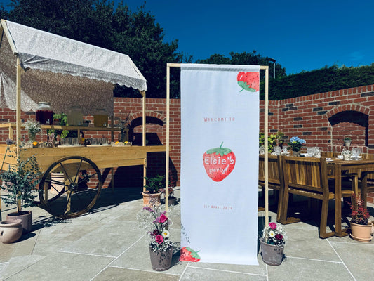 Birthday Sign - Strawberries