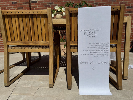 In Loving Memory Sign