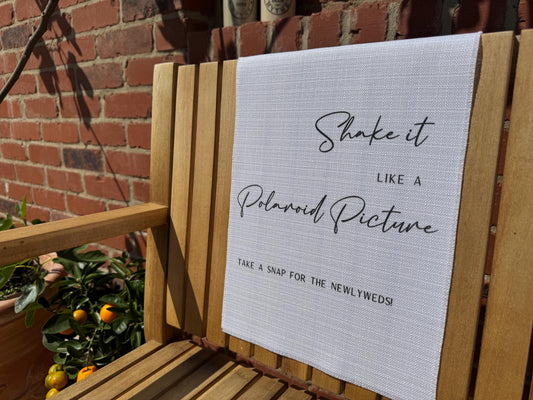 Polaroid Guestbook Sign