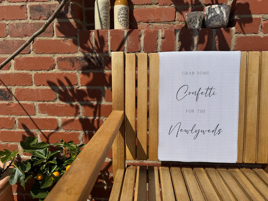Confetti Sign