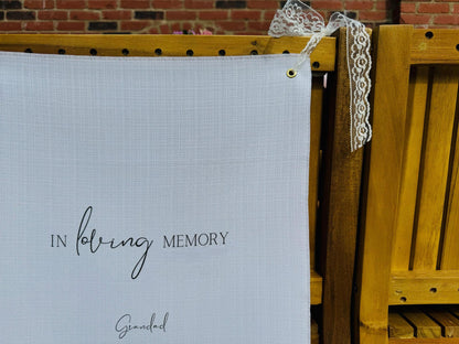 In Loving Memory Memorial Sign