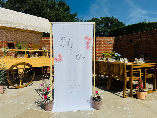 Baby Shower Sign - Baby in Bloom