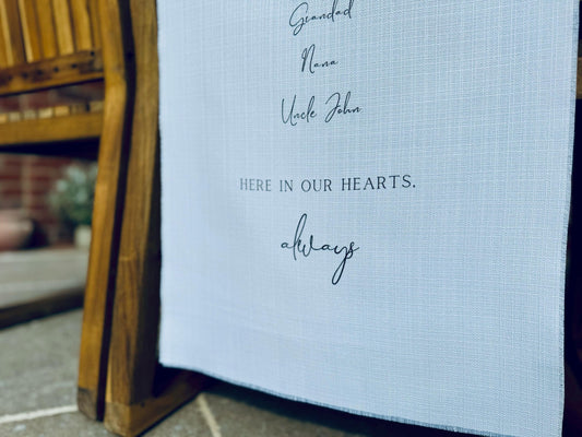 In Loving Memory Memorial Sign