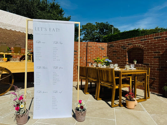 Let's Eat Table Plan