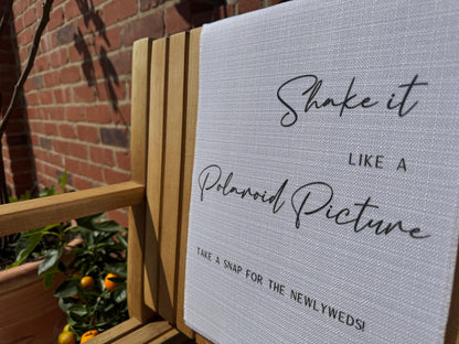 Polaroid Guestbook Sign