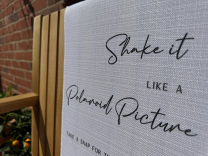 Polaroid Guestbook Sign