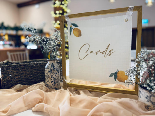Amalfi Cards Sign
