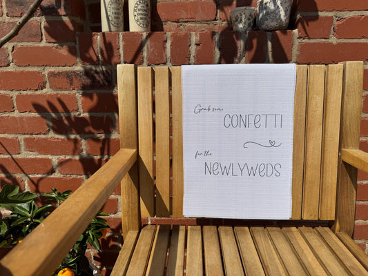 Confetti Sign