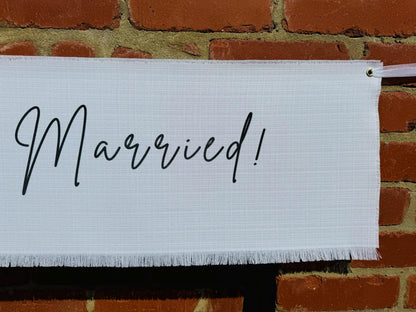 Just Married Sign