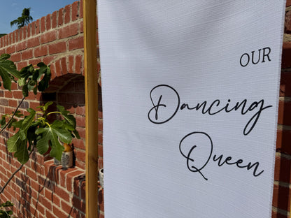 Dancing Queen Welcome Sign
