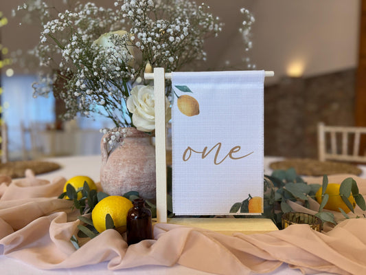 Amalfi Table Numbers