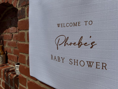 Baby Shower Sign - Baby in Bloom