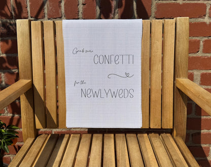 Confetti Sign