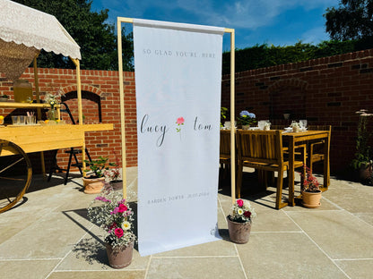 Welcome Sign - Flower