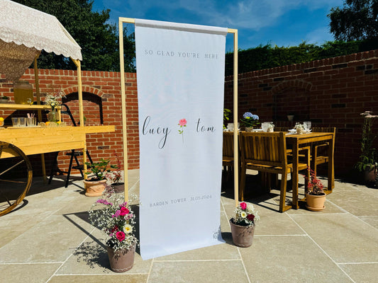 Welcome Sign - Flower