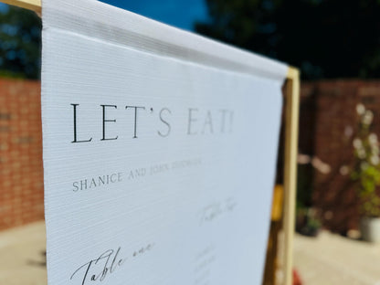 Let's Eat Table Plan