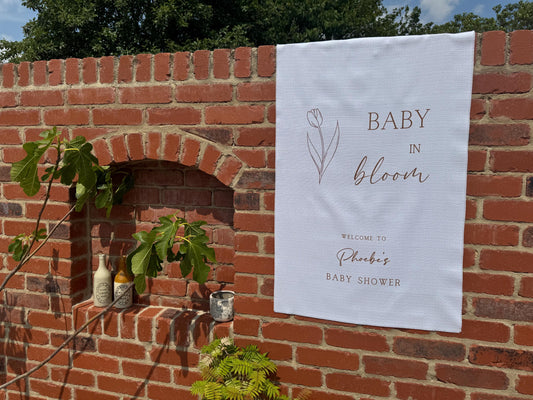 Baby Shower Sign - Baby in Bloom