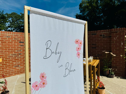 Baby Shower Sign - Baby in Bloom
