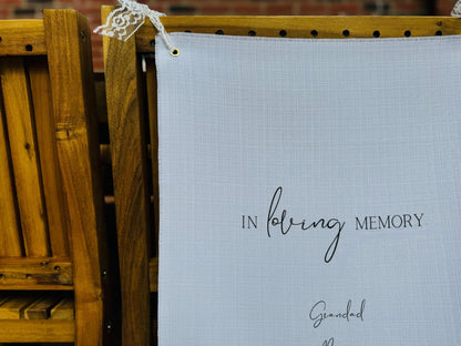 In Loving Memory Memorial Sign