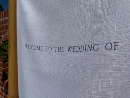 Classic Welcome Sign