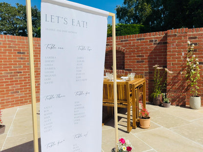 Let's Eat Table Plan