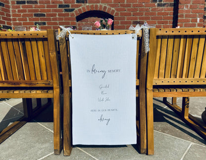 In Loving Memory Memorial Sign