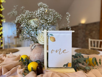 Amalfi Table Numbers