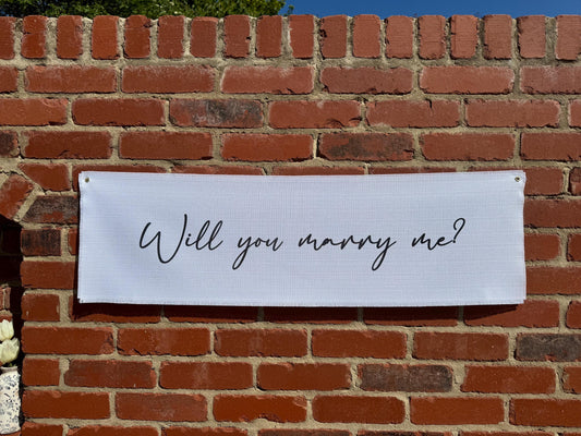 Will You Marry Me Sign