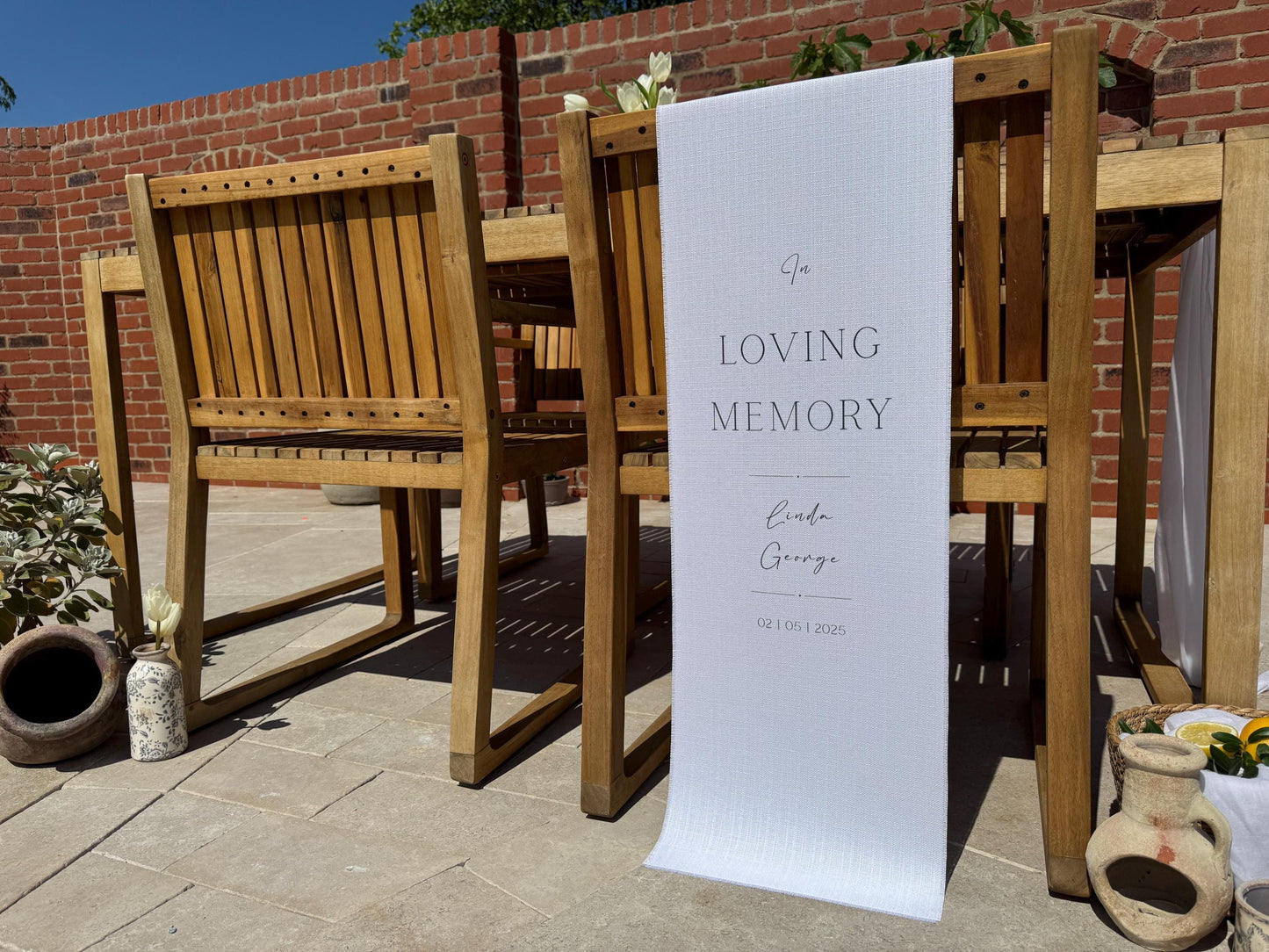 In Loving Memory Memorial Sign