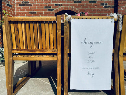 In Loving Memory Memorial Sign
