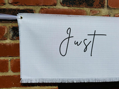 Just Married Sign