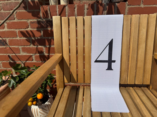 Table Numbers - Simplistic