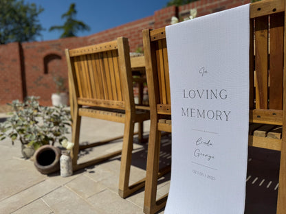 In Loving Memory Memorial Sign