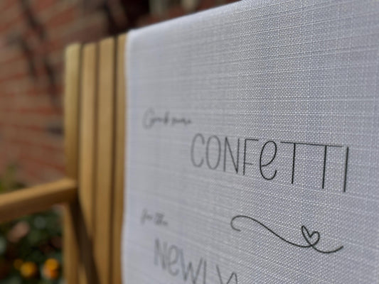 Confetti Sign